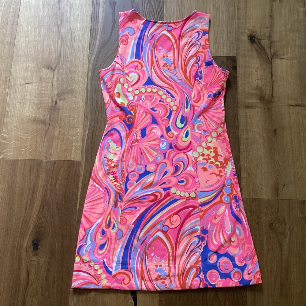 Lilly Pulitzer Whiting Shift Dress Multi Reef Retreat - Picture 6 of 8